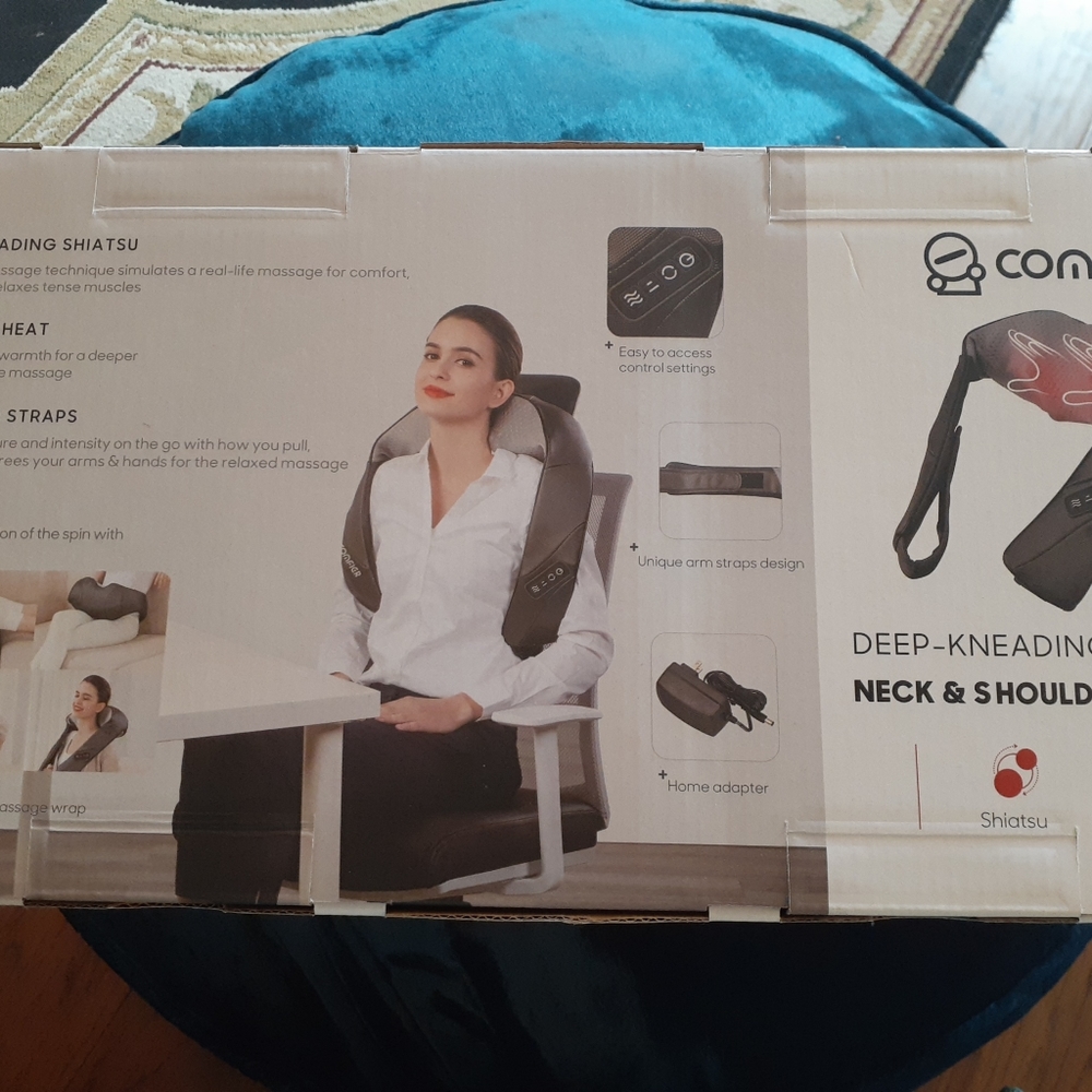 NEW IN BOX Comfier Deep Shiatsu Neck & Shoulder Massager